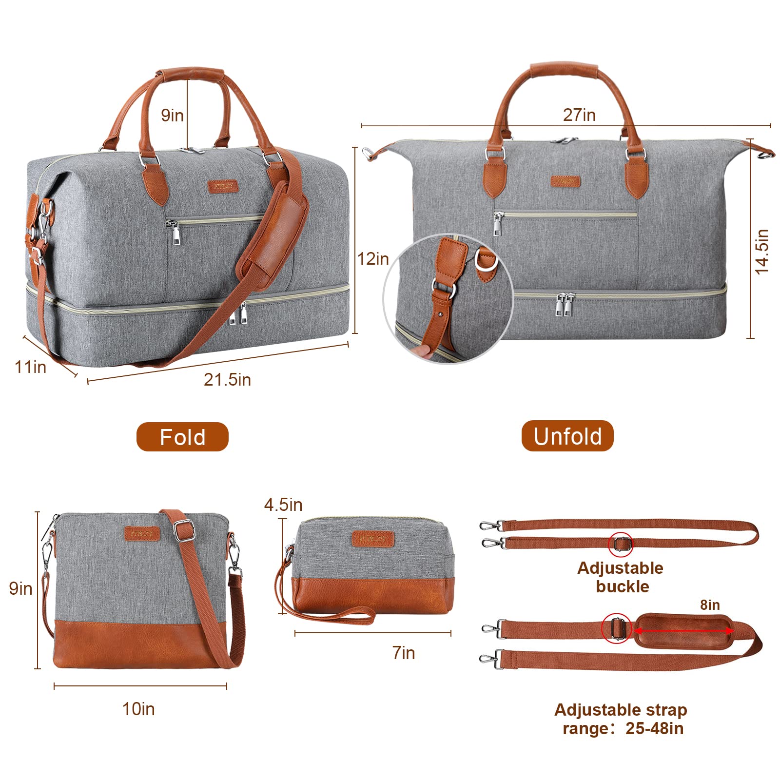 Weekender Bags for Women-IZ0501