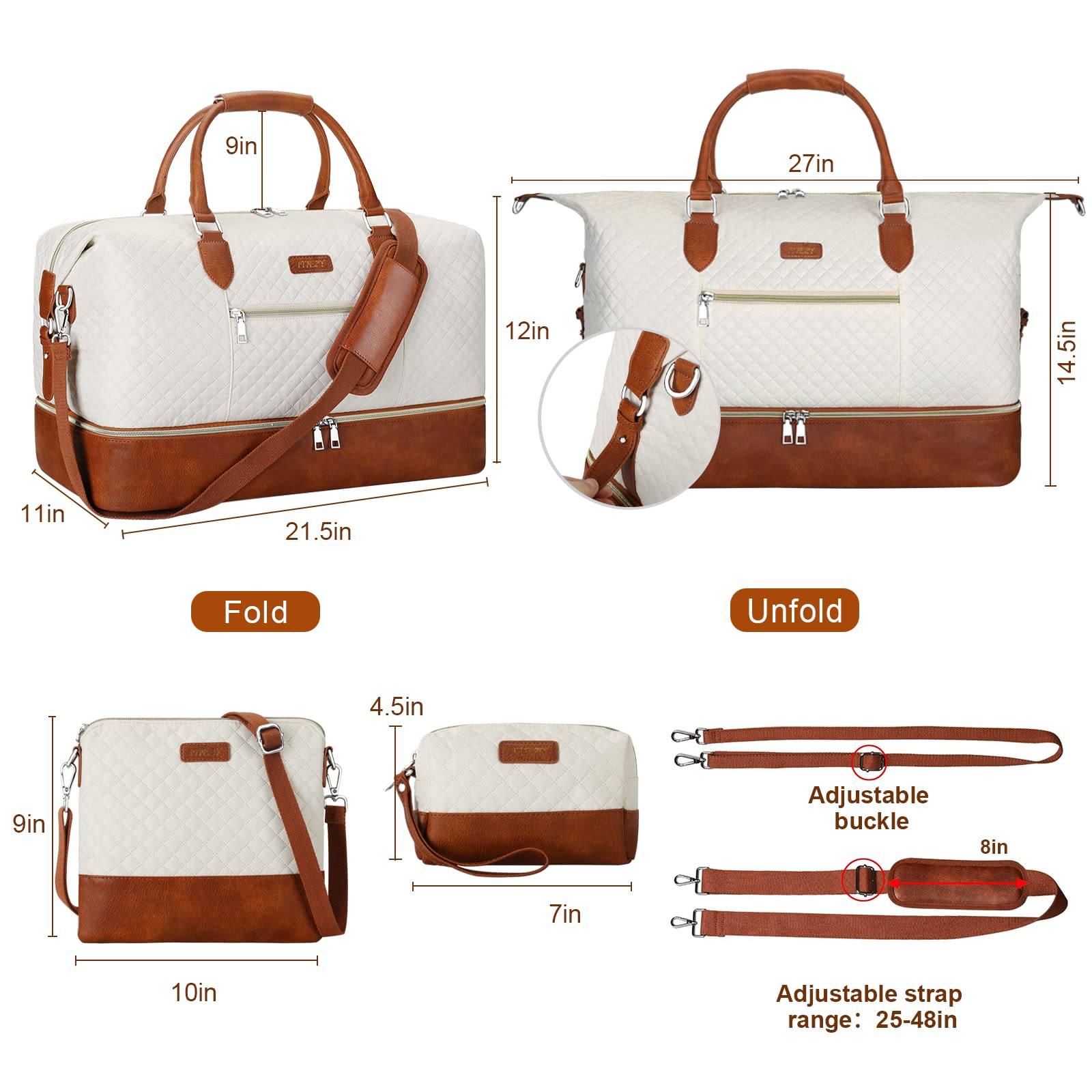 Weekender Bags for Women-IZ0501