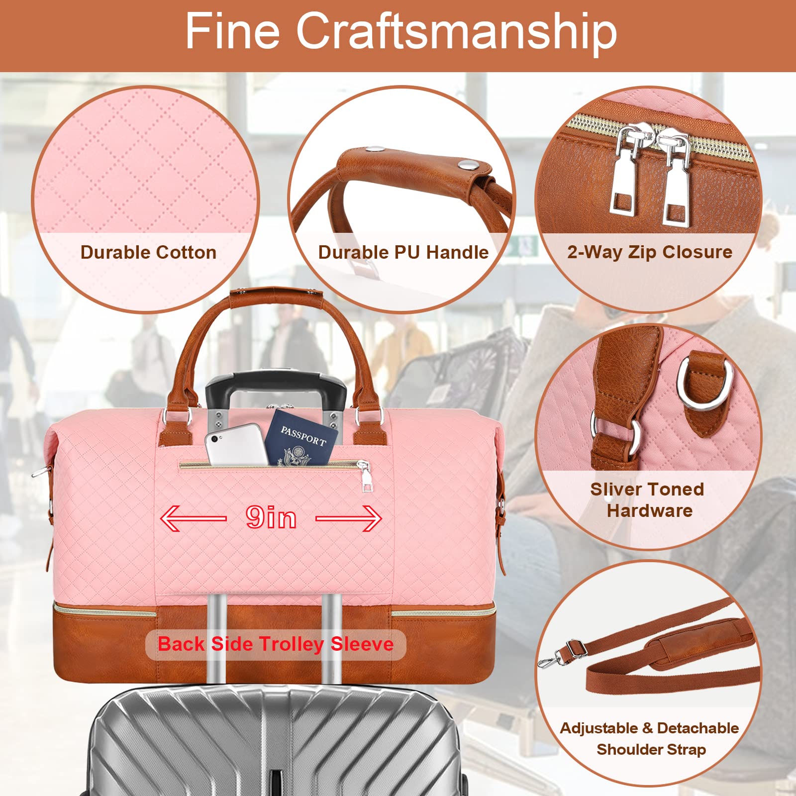 Weekender Bags for Women-IZ0501
