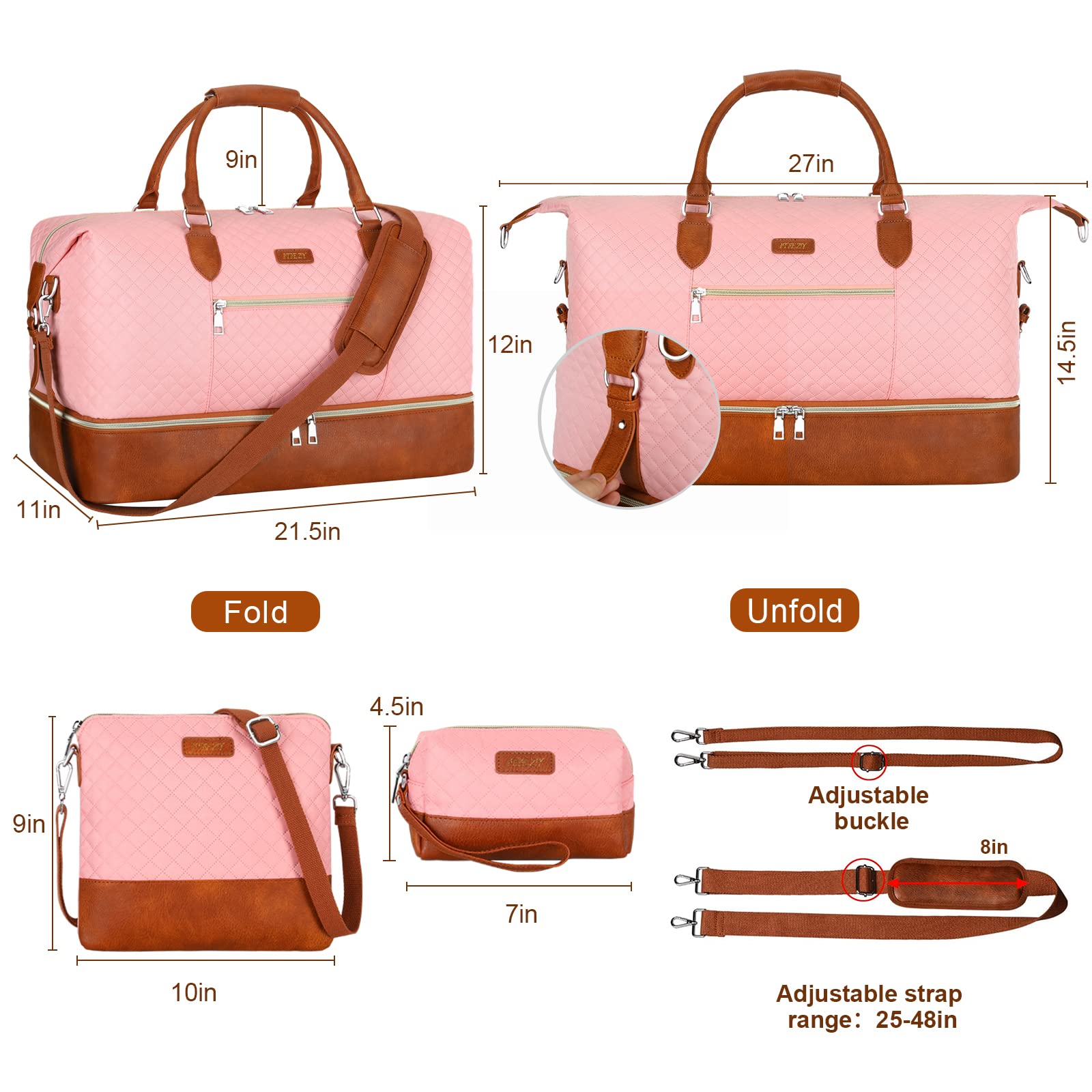Weekender Bags for Women-IZ0501