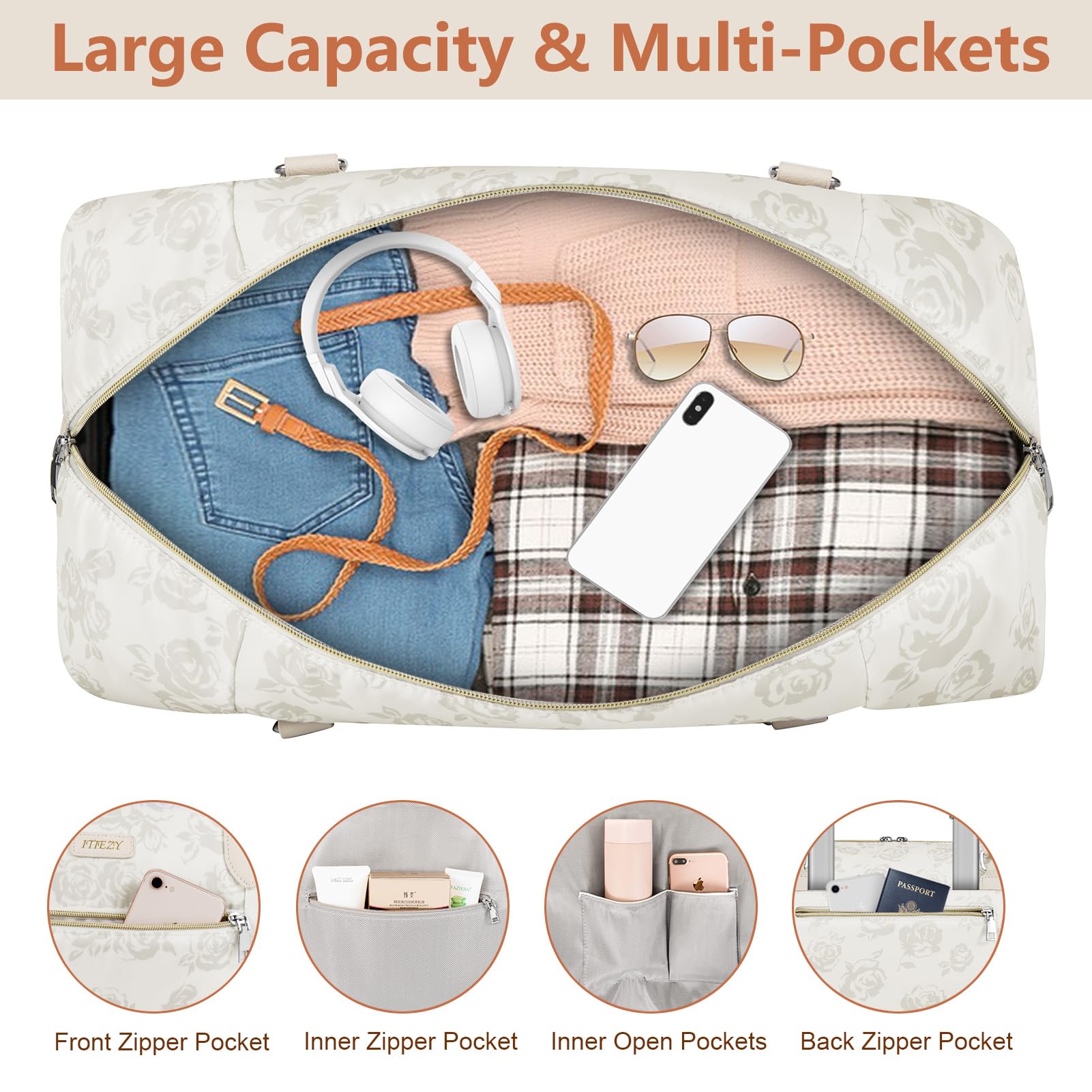 Weekender Bags for Women-IZ0501