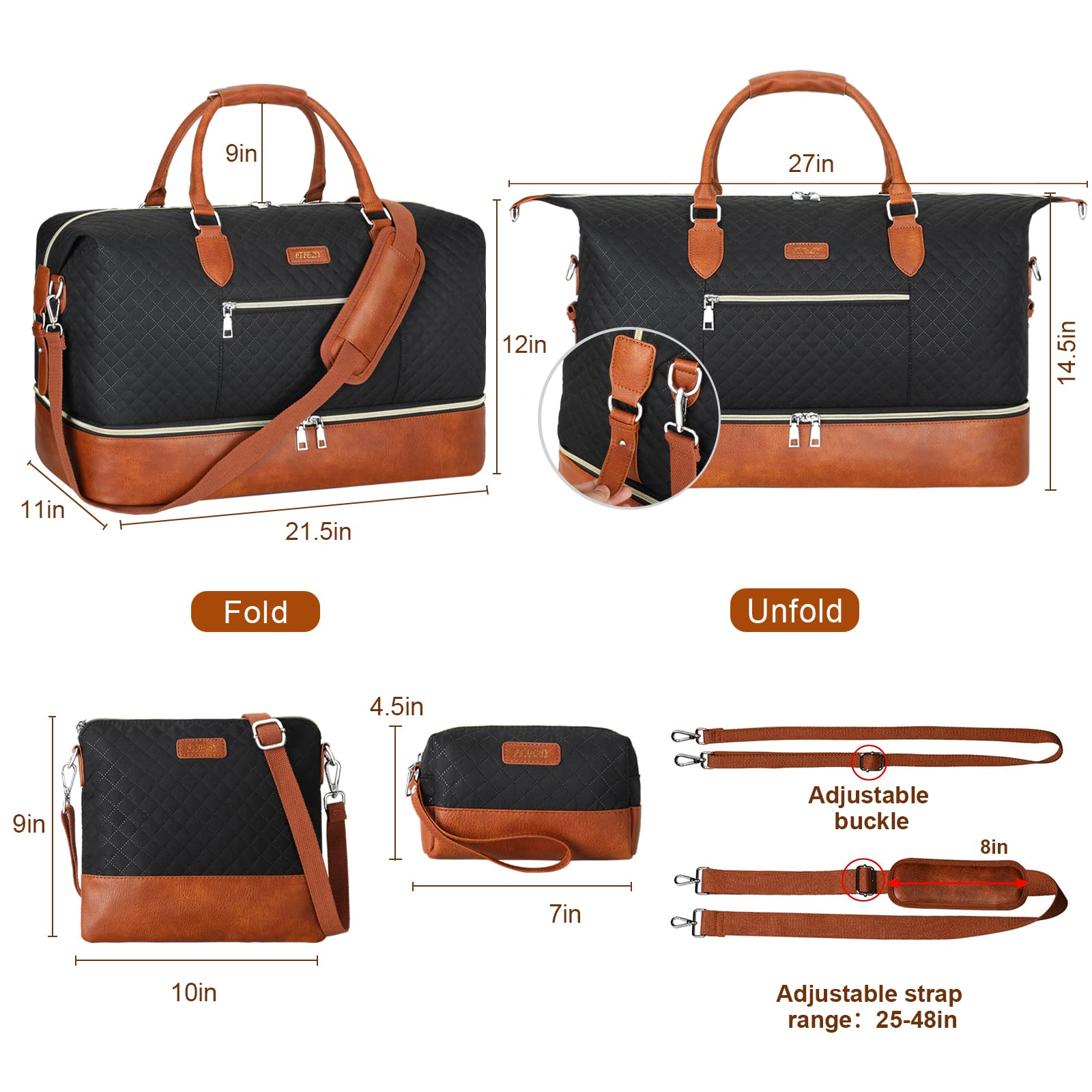 Weekender Bags for Women-IZ0501