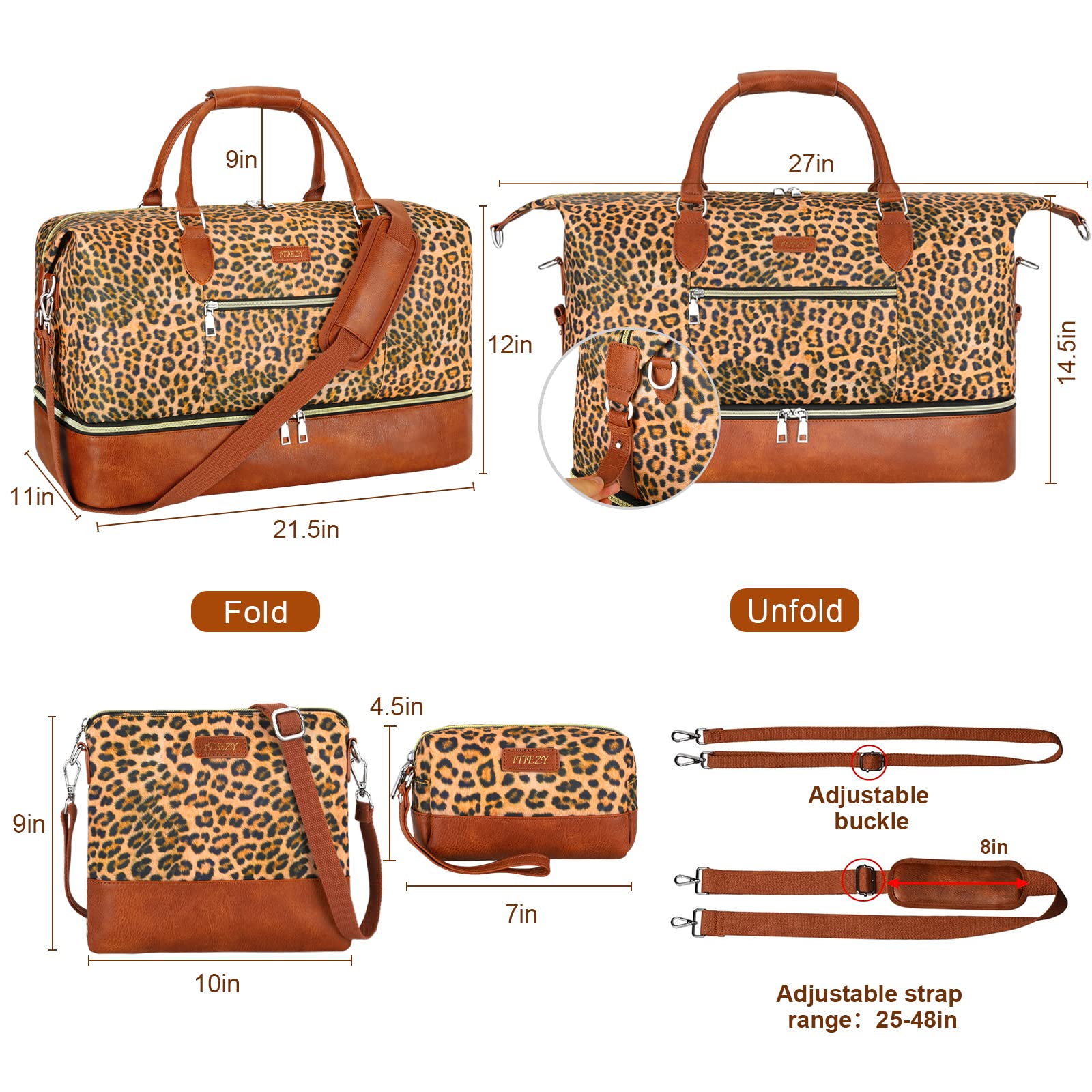 Weekender Bags for Women-IZ0501