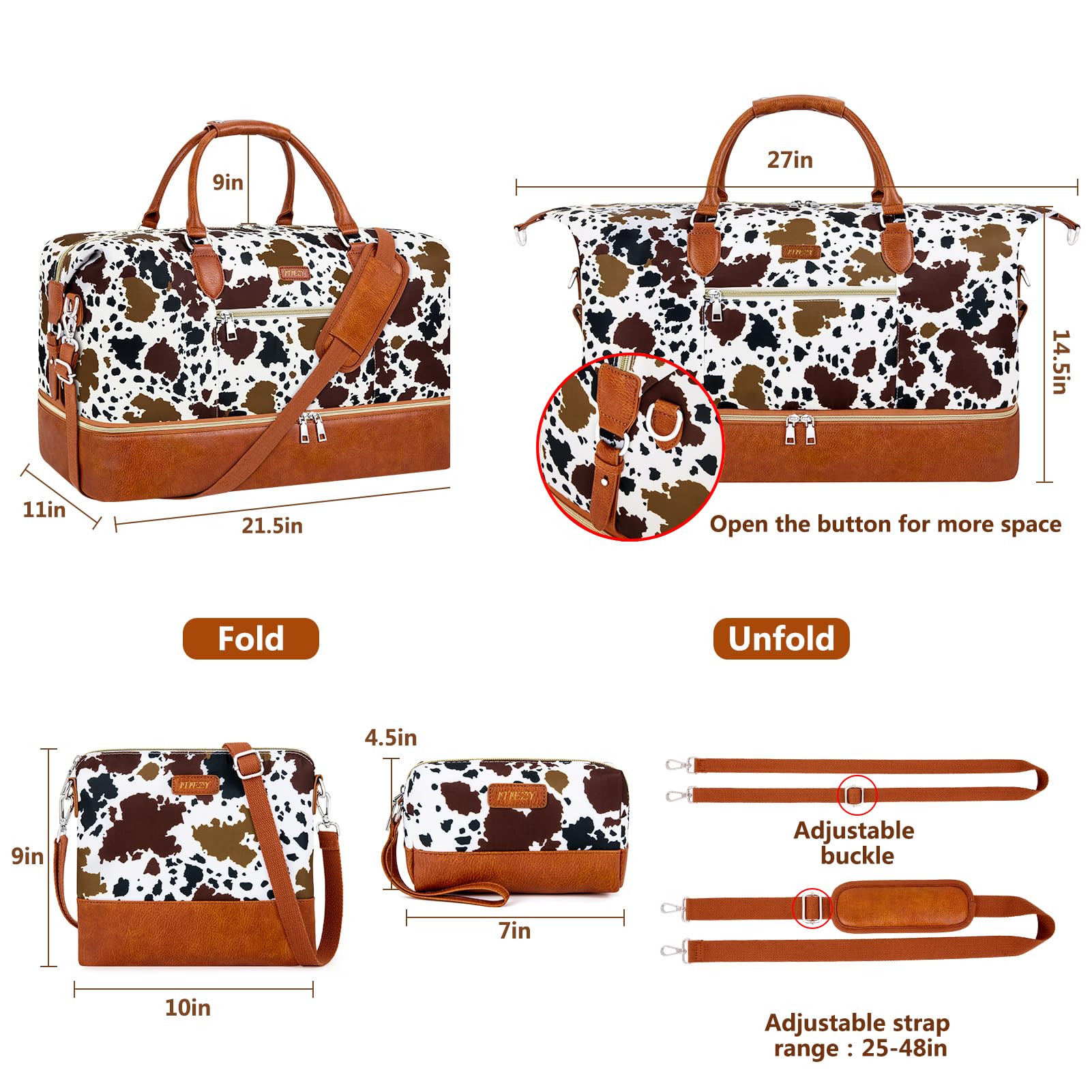Weekender Bags for Women-IZ0501