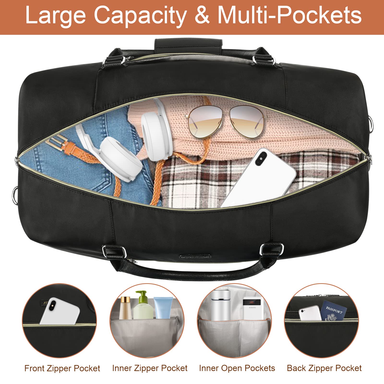 Weekender Bags for Women-IZ0501