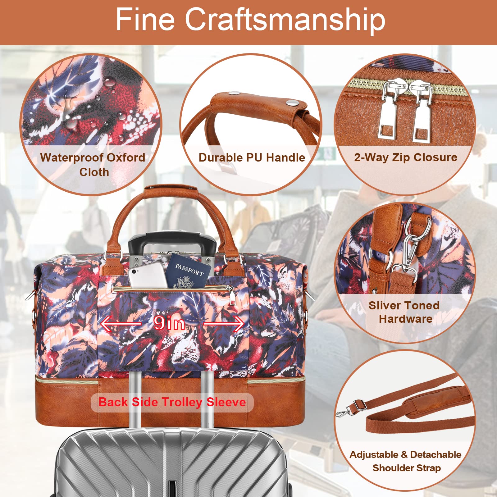Weekender Bags for Women-IZ0501