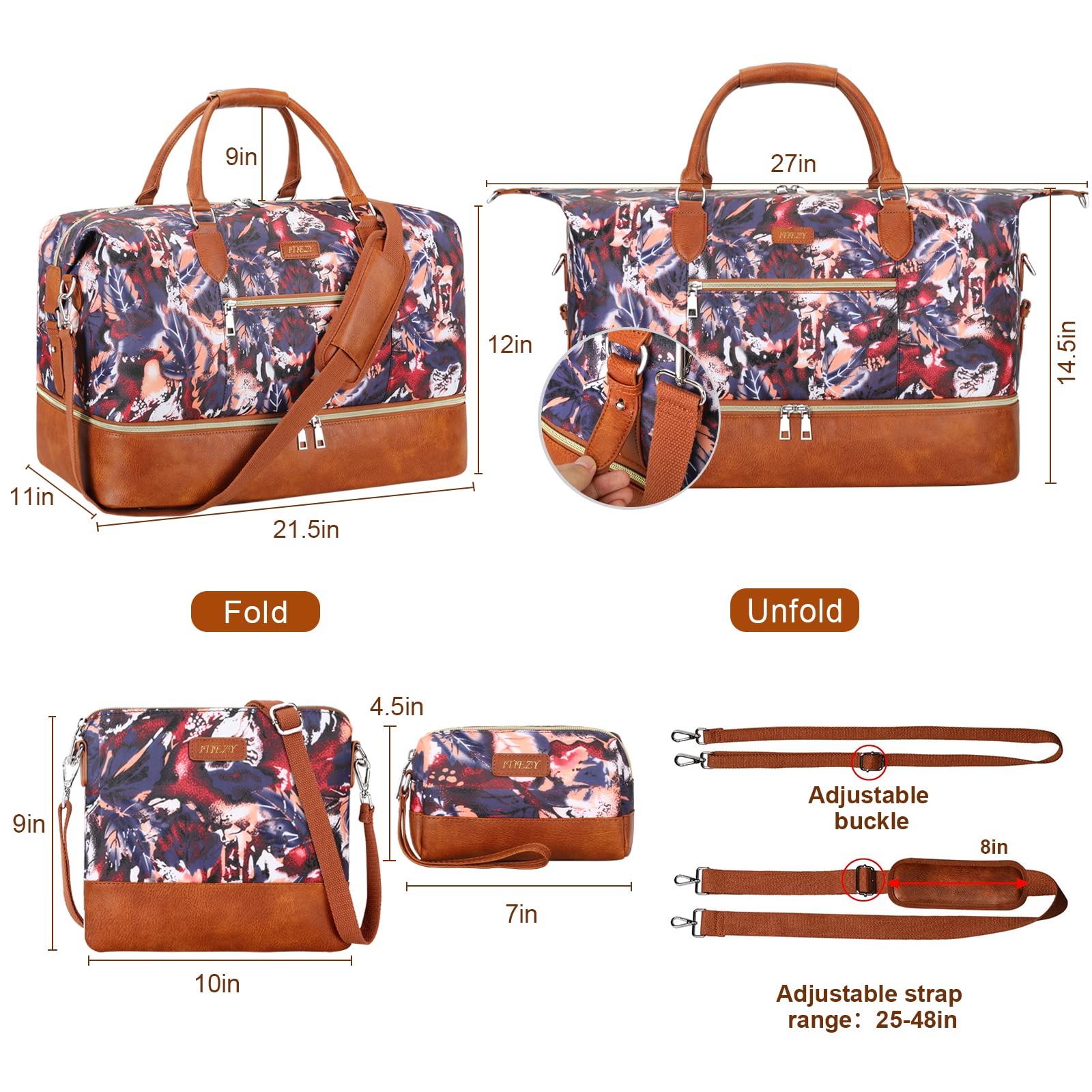 Weekender Bags for Women-IZ0501