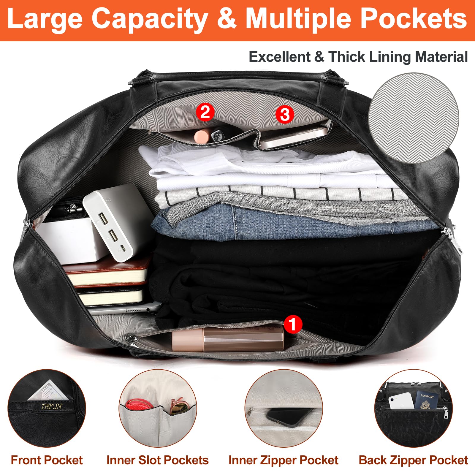 Large Capacity Water-proof Travel Bag-I2601