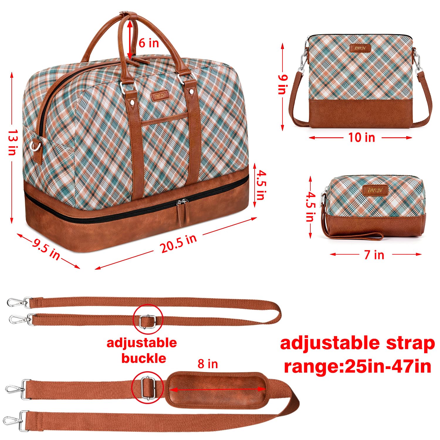 Weekender Bags for Women-I2001