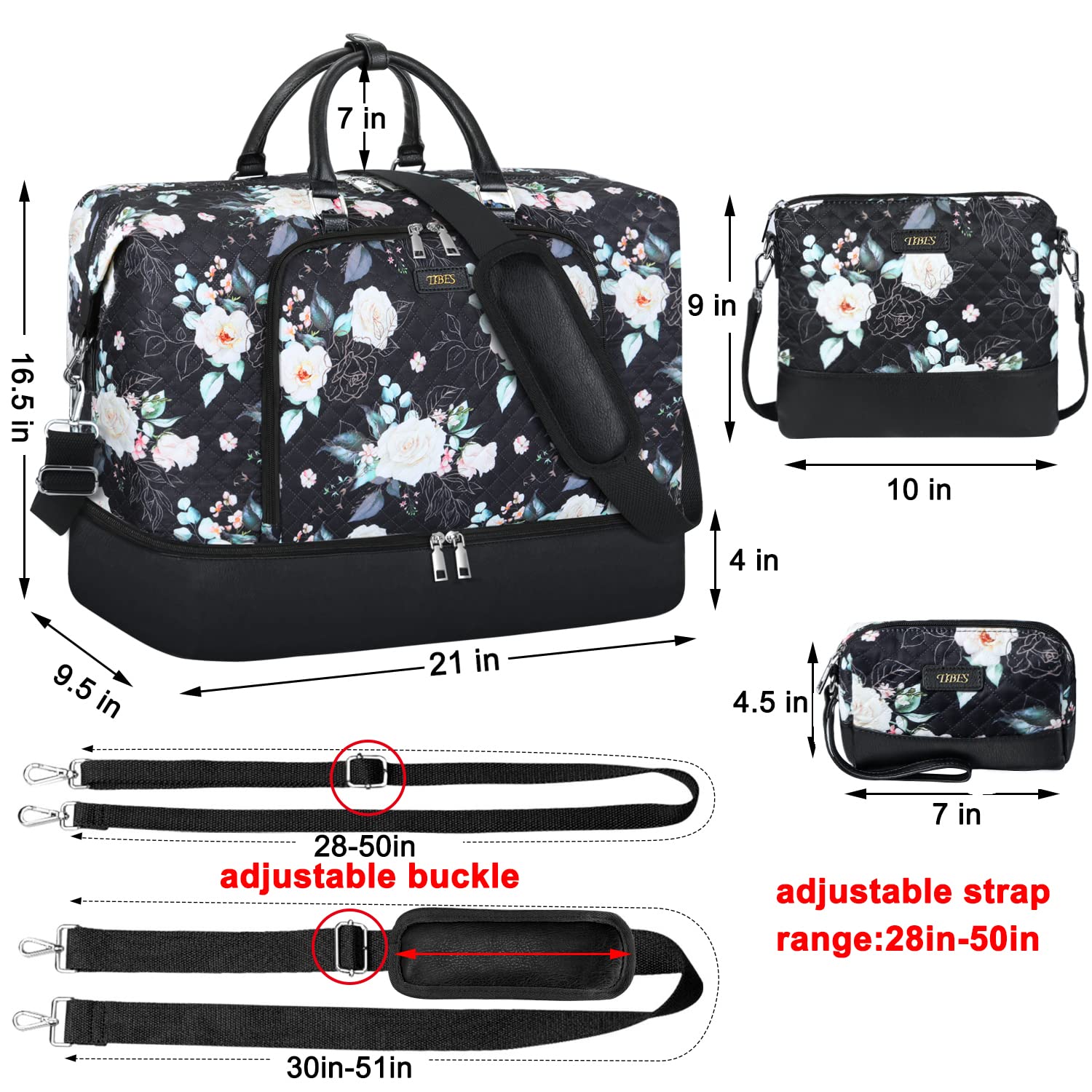 Travel Weekender Bag for Women-T21601