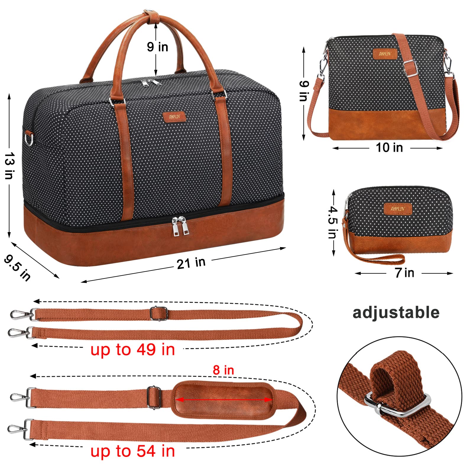 Weekender Bags for Women-I1601