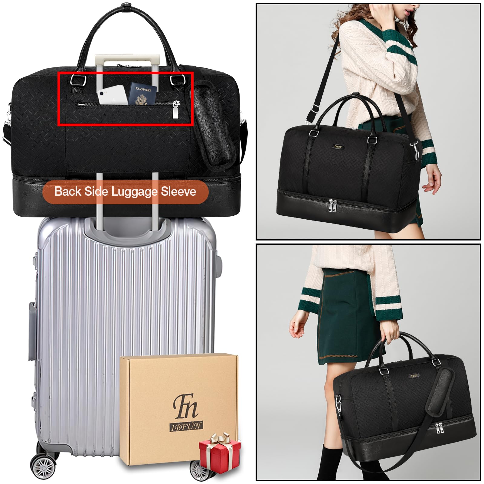 Weekender Bags for Women-I1601