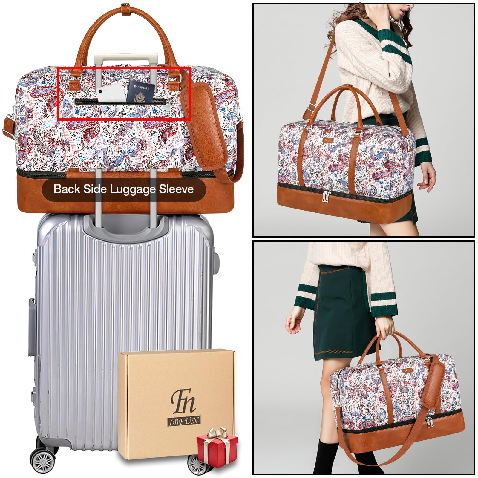 Weekender Bags for Women-I1601